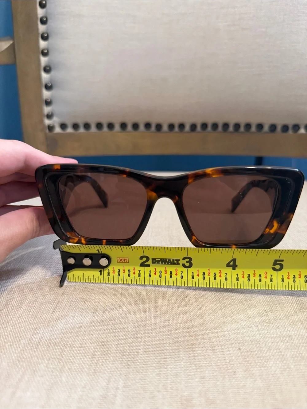 Authentic Prada Tortoiseshell Square Sunglasses, also known as “Prada PR 17WS”